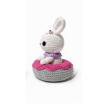 Conejito Muelle Para Salpicadero Coche | Amigurumi Artesanal Pieza Única