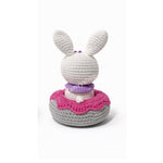 Conejito Muelle Para Salpicadero Coche | Amigurumi Artesanal Pieza Única