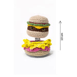 Hamburguesa Muelle Para Salpicadero Coche | Amigurumi Artesanal Pieza Única