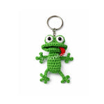 Llavero Lagarto Tejido a Mano en Crochet – Artesanal y Original