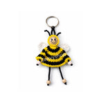 Llavero Abeja Tejida a Mano – Hecho con Amor