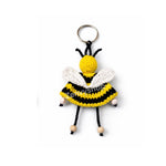 Llavero Abeja Tejida a Mano – Hecho con Amor