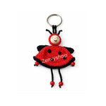 Llavero Mariquita Tejida a Mano – Hecho con Amor